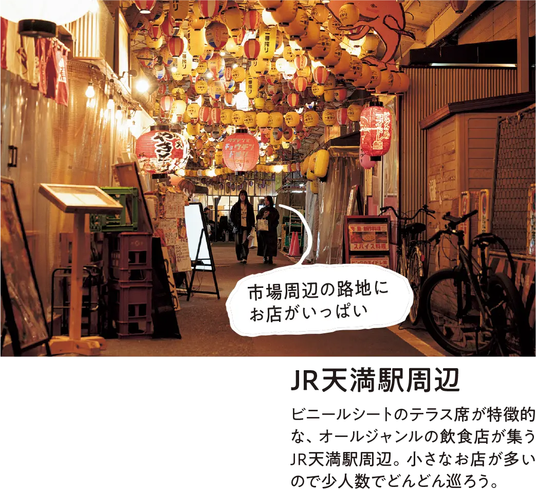 JR天満駅周辺